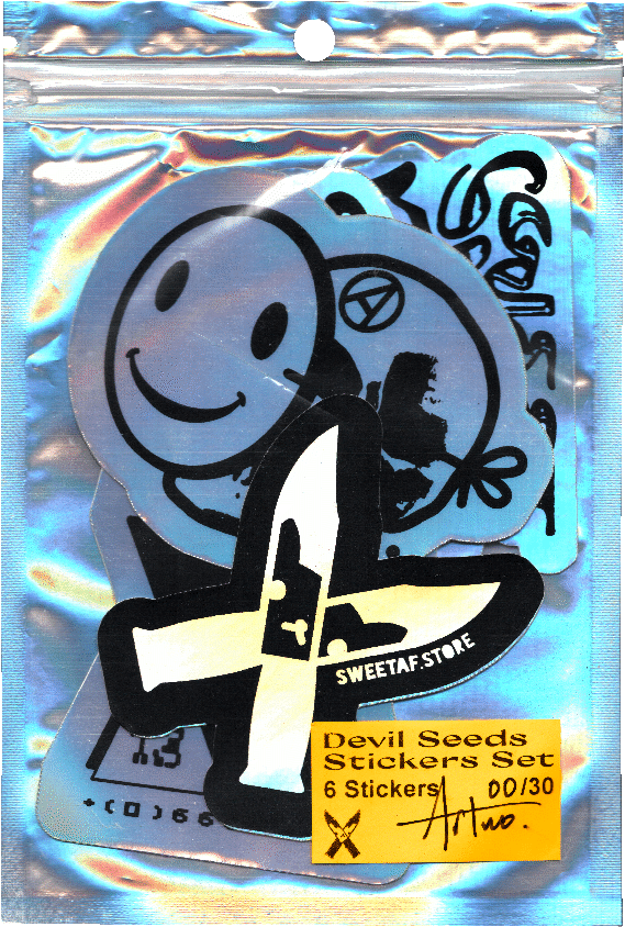 Pochette de Stickers Devil Seeds